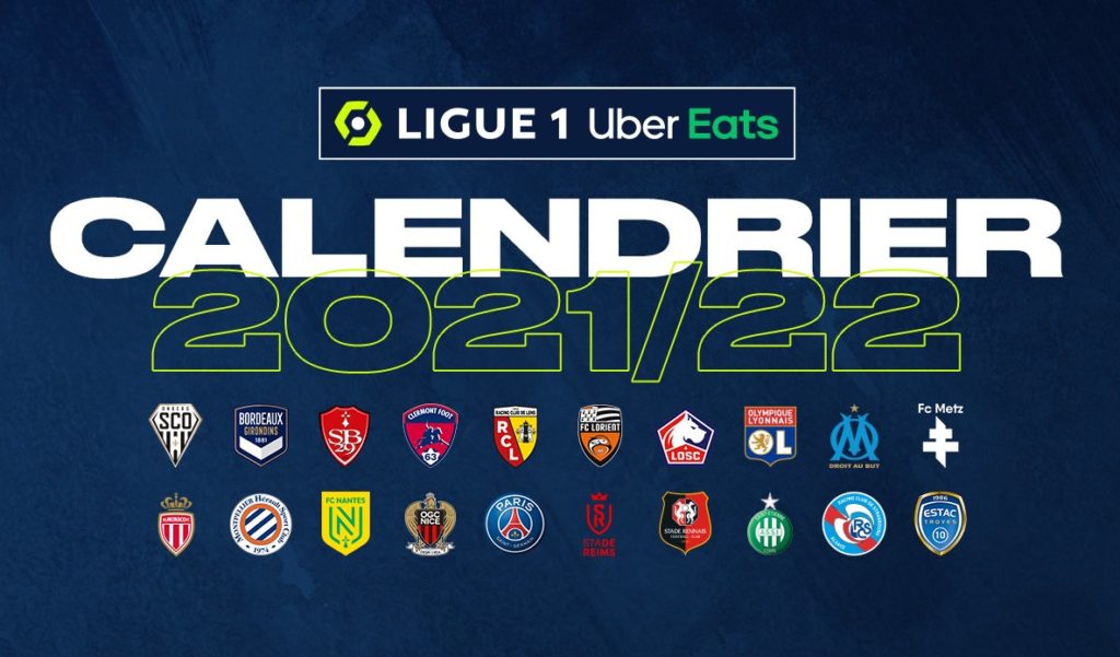Ligue 1 Uber Eats - Le calendrier des matchs de la saison ...