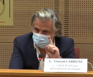 Replay de l’audition de Vincent Labrune, Président de la LFP, devant le Sénat
