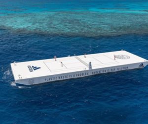 adidas installe un court de tennis flottant sur la grande barrière de corail en marge de l’Open d’Australie 2022