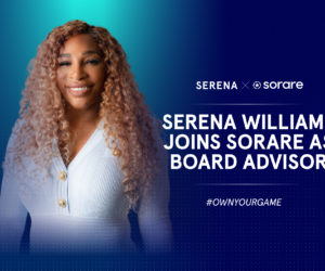 Serena Williams se rapproche de Sorare en tant que « Board Advisor »