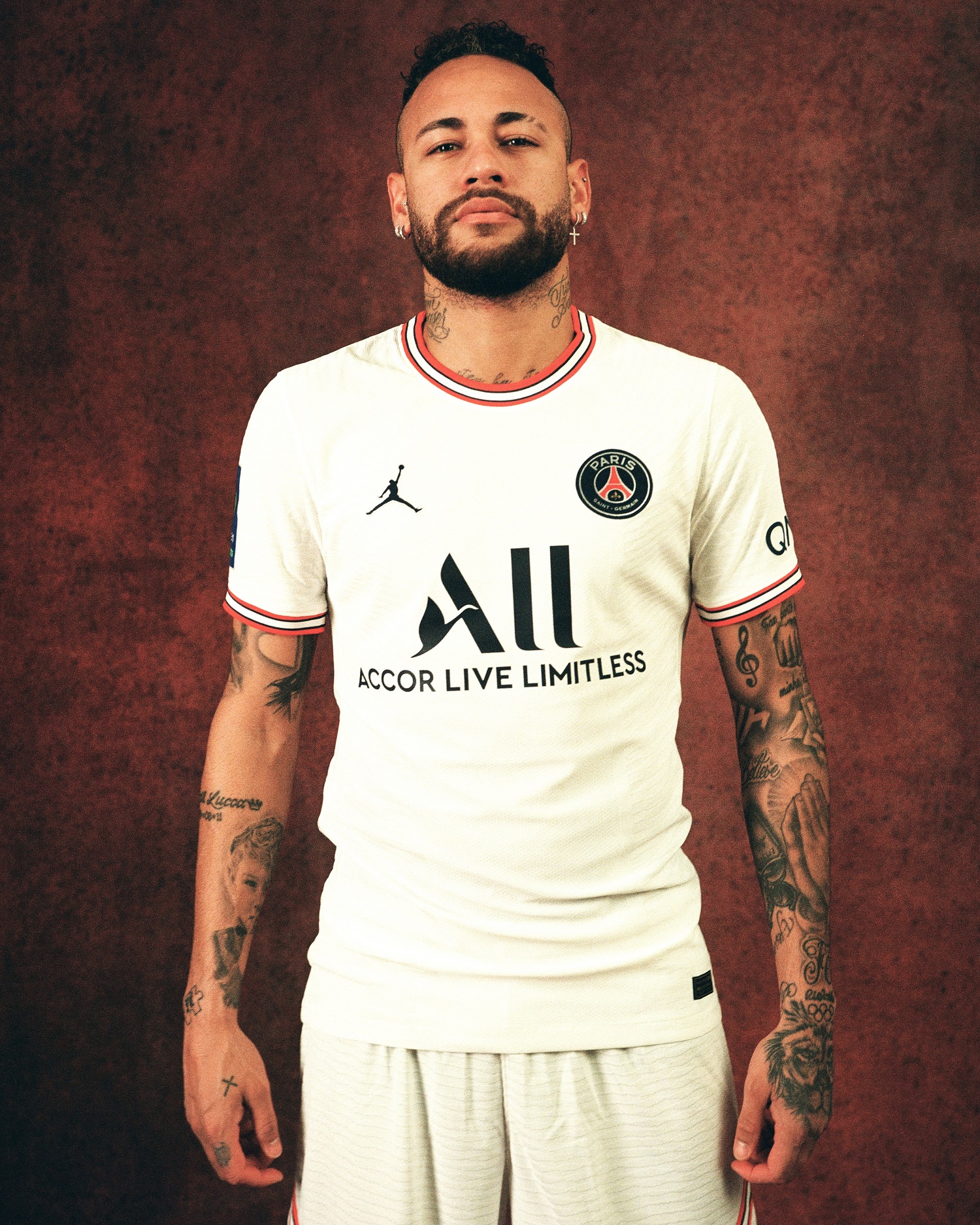 Maillot PSG 2021/2022 4ème #5 Marquinhos - Nike Blanc Taille M - Occasion