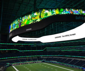 Super Bowl – Les chiffres clés du scoreboard vidéo installé au SoFi Stadium par Samsung