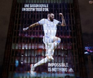 adidas célèbre la 5ème Ligue des Champions de Karim Benzema avec une campagne d’affichage à Saint-Denis et Bron