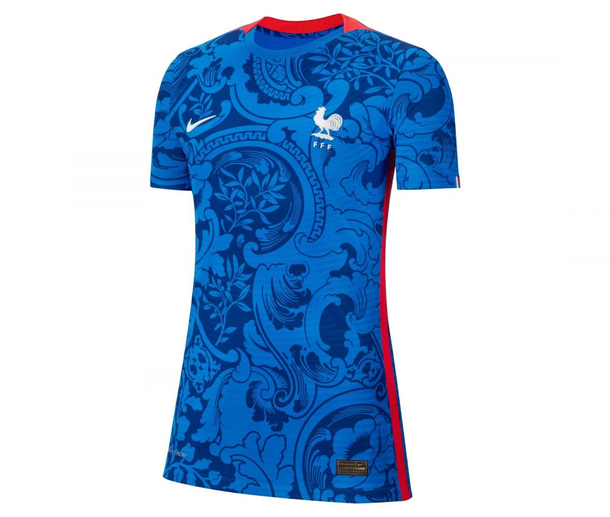 Maillot Domicile équipe De France FFF Bleu Femme Taille L (38/40) - N°10 - Manches Courtes