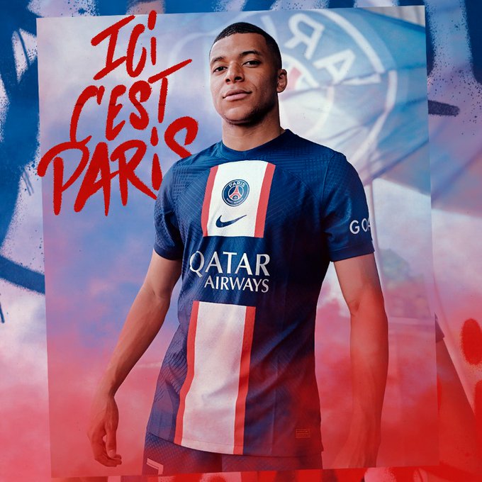 Le nouveau maillot domicile Nike Paris Saint-Germain 2023-2024