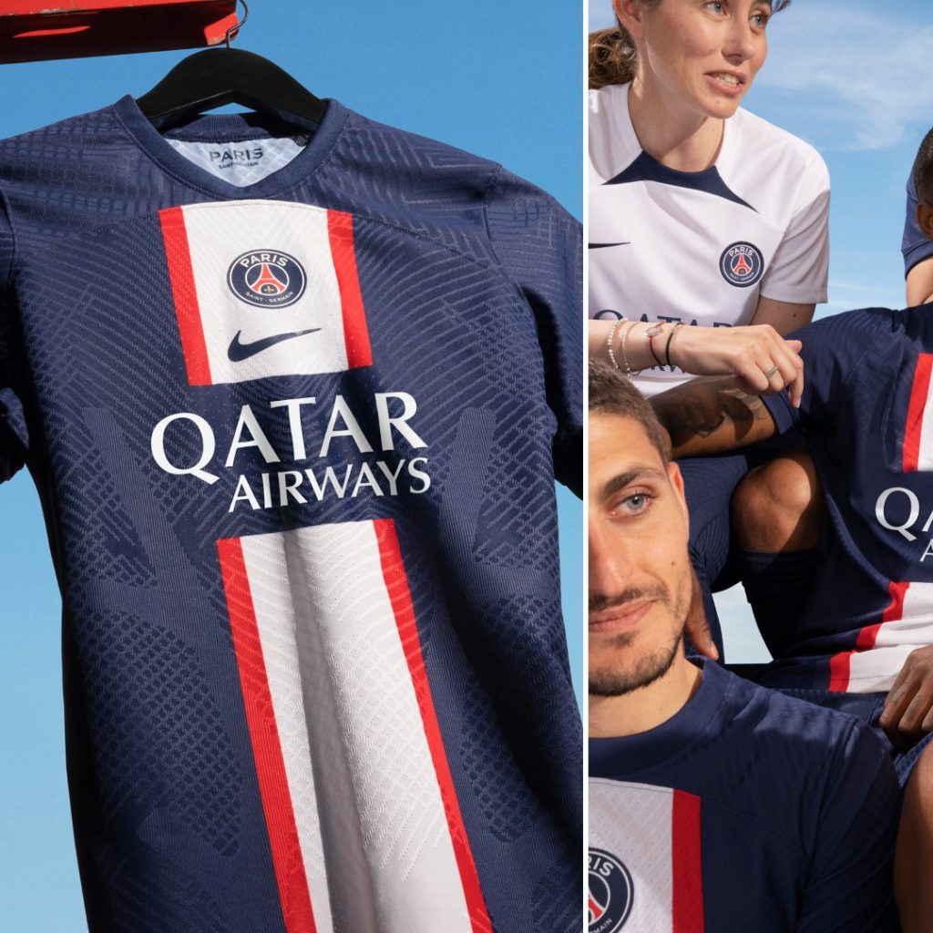Le Paris SaintGermain dévoile son nouveau maillot domicile Nike pour