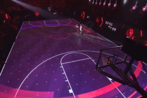 Basket – La FIBA autorise l’utilisation d’un revêtement de sol en verre LED pour les matchs officiels (Led Court)