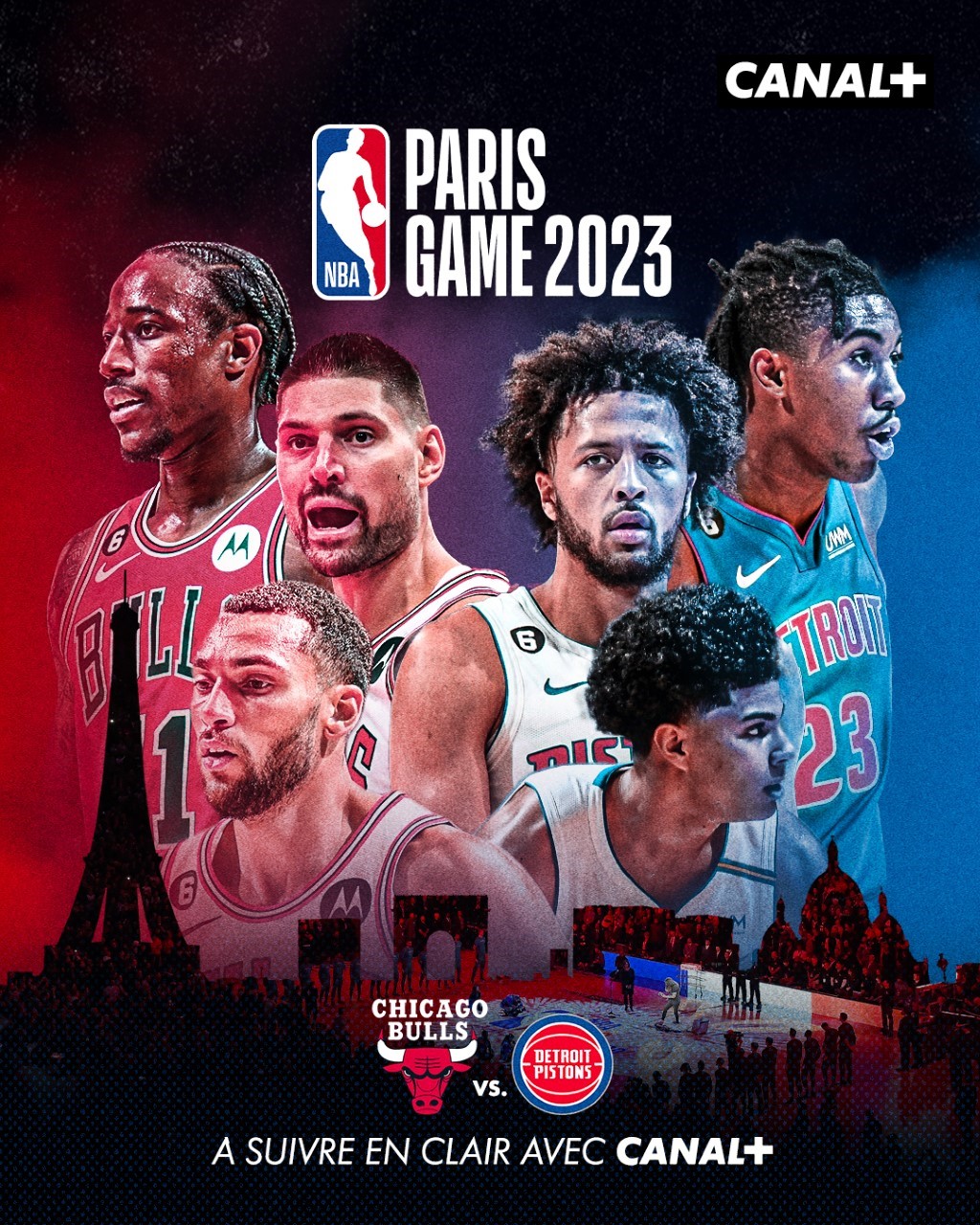 Média Le NBA Paris Game 2023 sera diffusé en clair sur CANAL+