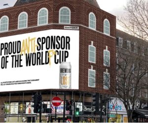« Proud anti sponsor of the World F*Cup » – La marque de bière BrewDog s’oppose à la Coupe du Monde de football 2022 au Qatar