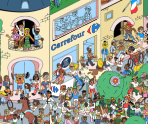 Quand Carrefour dévoile un bout des mascottes des Jeux Olympiques et Paralympiques de Paris 2024
