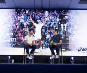 Asics dévoile sa nouvelle collection tennis « en grande pompe » à Marbella en présence de Novak Djokovic