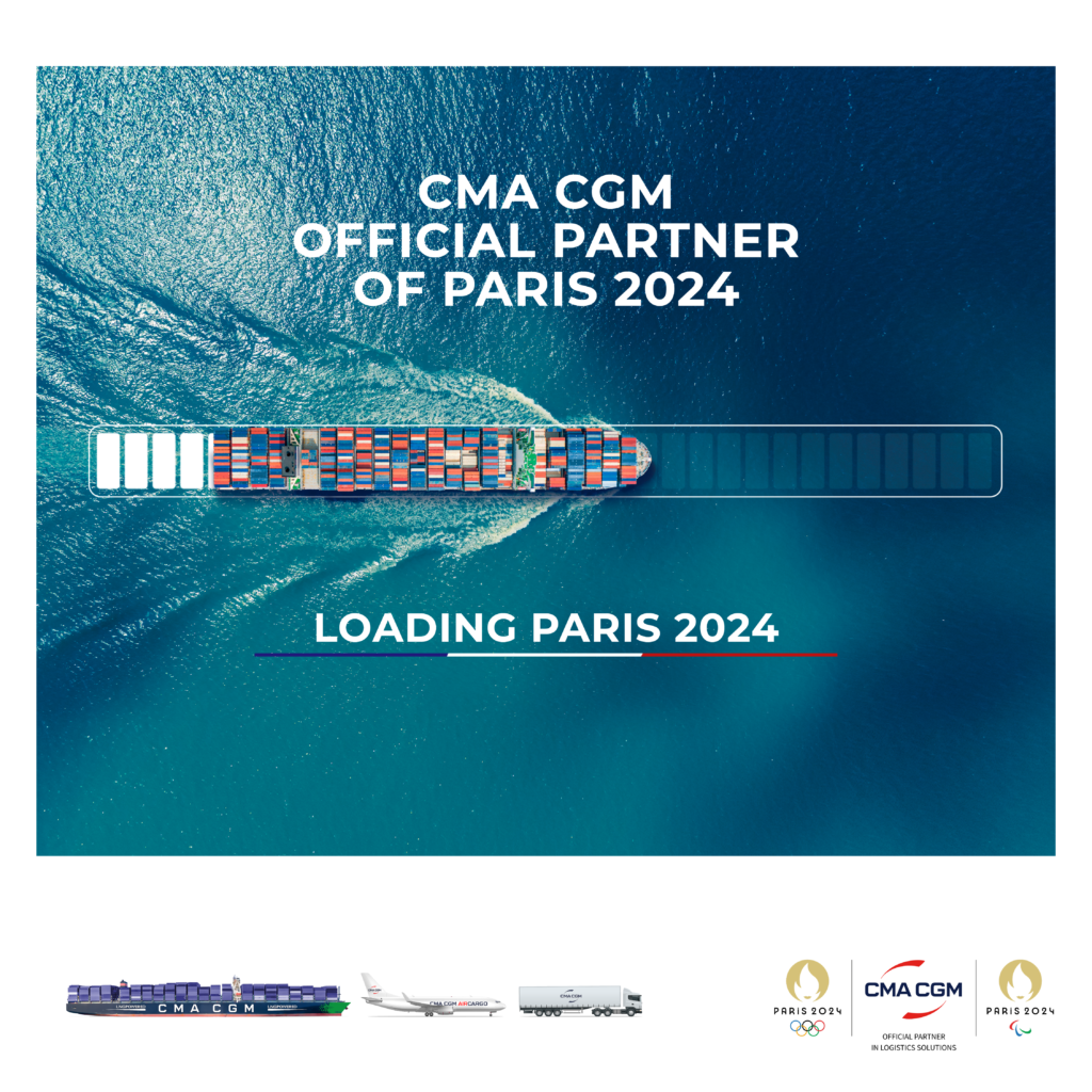 Le groupe CMA CGM devient Partenaire Officiel des Jeux olympiques et