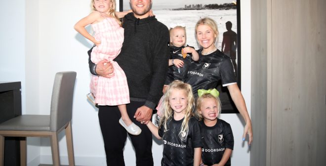 Matthew Stafford et sa famille nouveaux investisseurs de la franchise de foot féminin Angel City Football Club