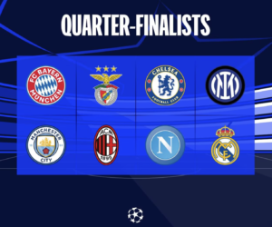 UEFA Champions League 2023 – Quels équipementiers et sponsors maillots encore en course pour les 1/4 de finales (8 équipes) ?