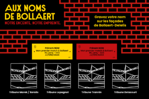 Les supporters du RC Lens peuvent désormais s’offrir une plaque nominative au stade Bollaert-Delelis