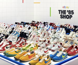 eBay ouvre une boutique éphémère remplie de sneakers légendaires (« The ’85 shop »)