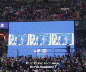 Activation – Quand ALL surclasse 2 supporters du PSG en bord pelouse au côté de Bernard Lama pour le match contre le RC Lens
