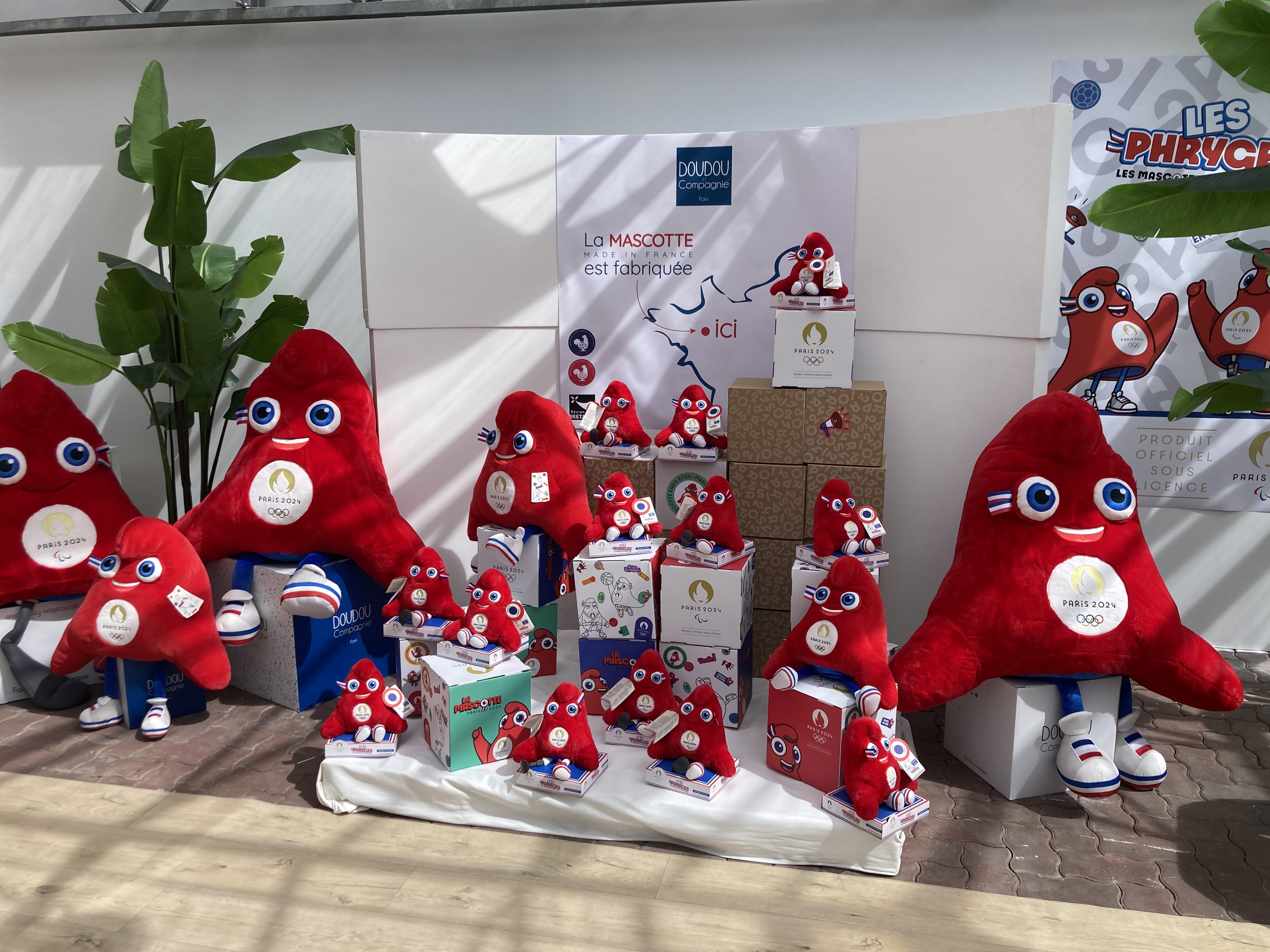 Peluche Mascotte JO paralympiques 2024 Articulée - Made in France