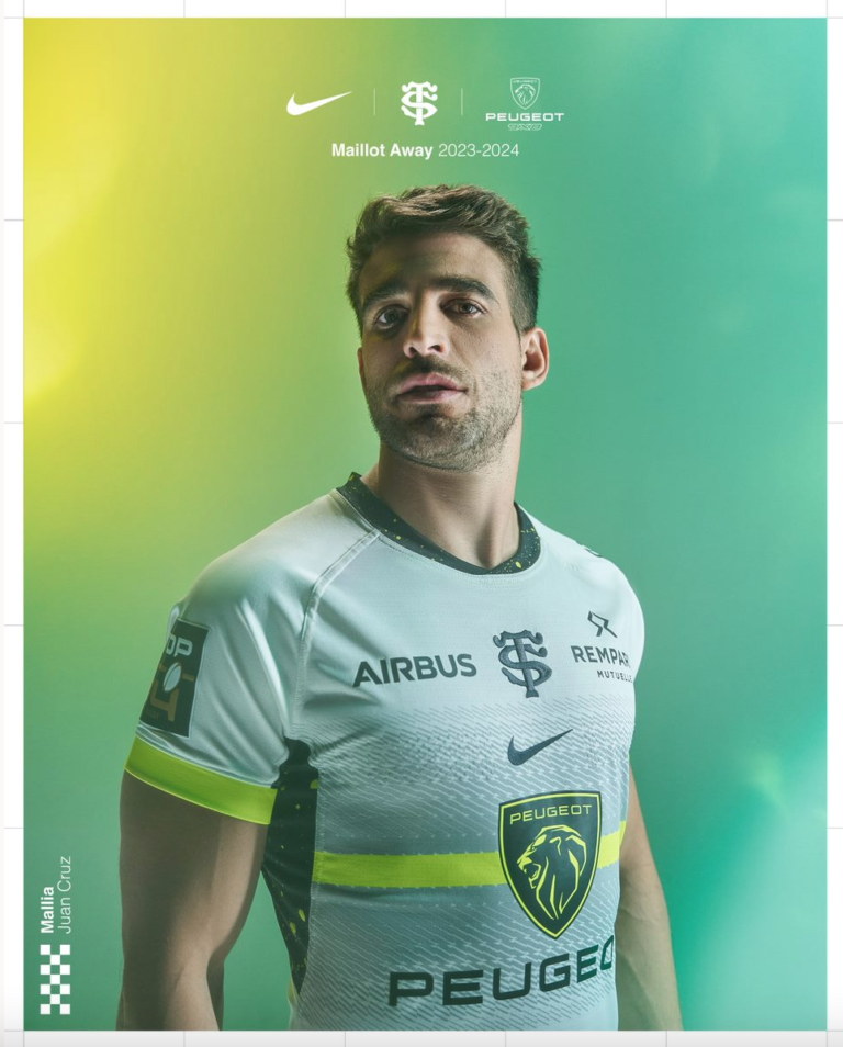 Rugby Le Stade Toulousain dévoile son nouveau maillot extérieur 2023