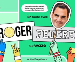 La voix de Roger Federer débarque dans Waze pour guider les automobilistes
