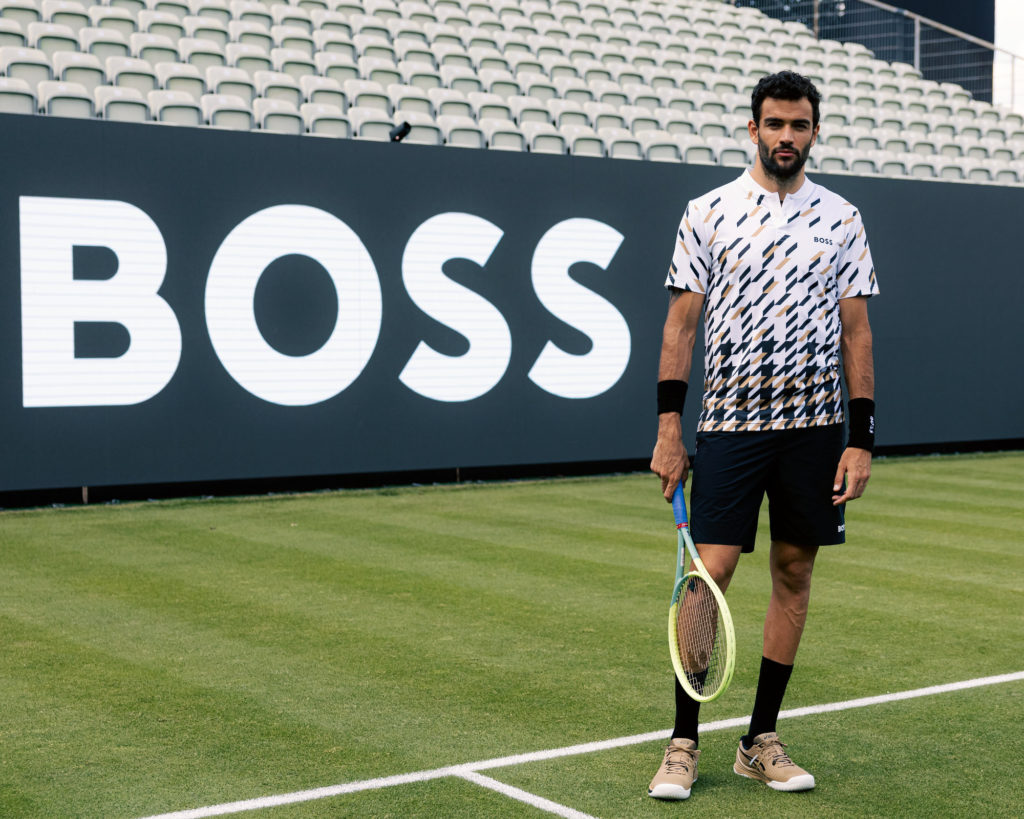 Tennis Asics et BOSS dévoilent une nouvelle chaussure cobrandée pour Matteo Berrettini