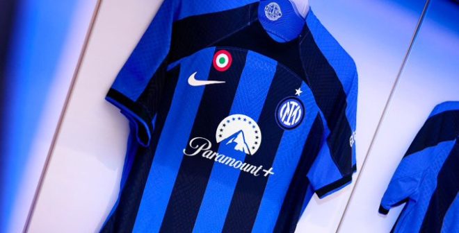 Paramount+ sponsor maillot de l’Inter Milan pour la finale de l’UEFA Champions League contre Manchester City