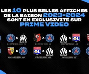 Ligue 1 Uber Eats – Prime Video dévoile les 10 plus belles affiches de la saison 2023-2024