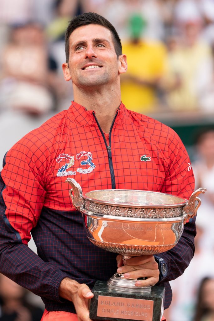 Roland-Garros - Lacoste célèbre les 23 titres en Grand Chelem de Novak ...