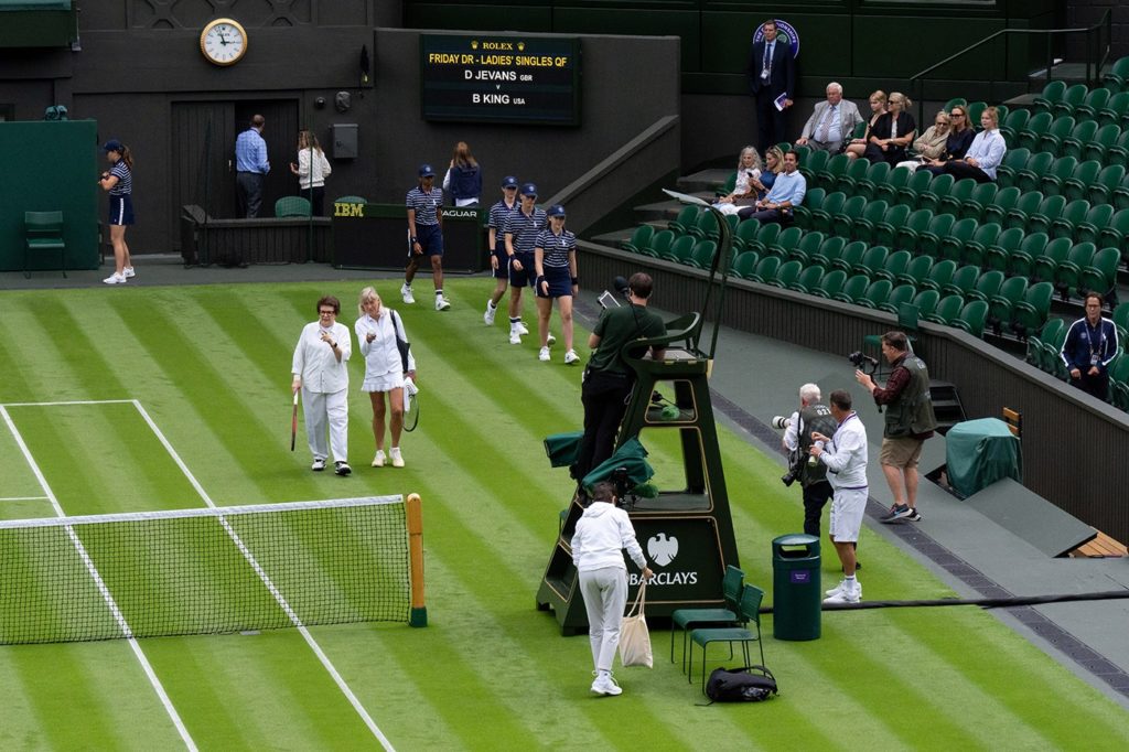 Wimbledon 2023 Le logo Barclays débarque sur la chaise des arbitres