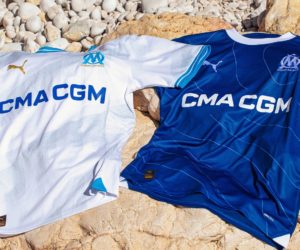 Puma dévoile les nouveaux maillots de l’Olympique de Marseille pour la saison 2023-2024 (désormais floqués CMA CGM)