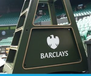 Wimbledon 2023 – Le logo Barclays débarque sur la chaise des arbitres