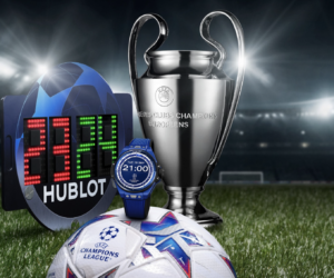 Hublot dévoile une nouvelle montre connectée UEFA Champions League à 6 200€