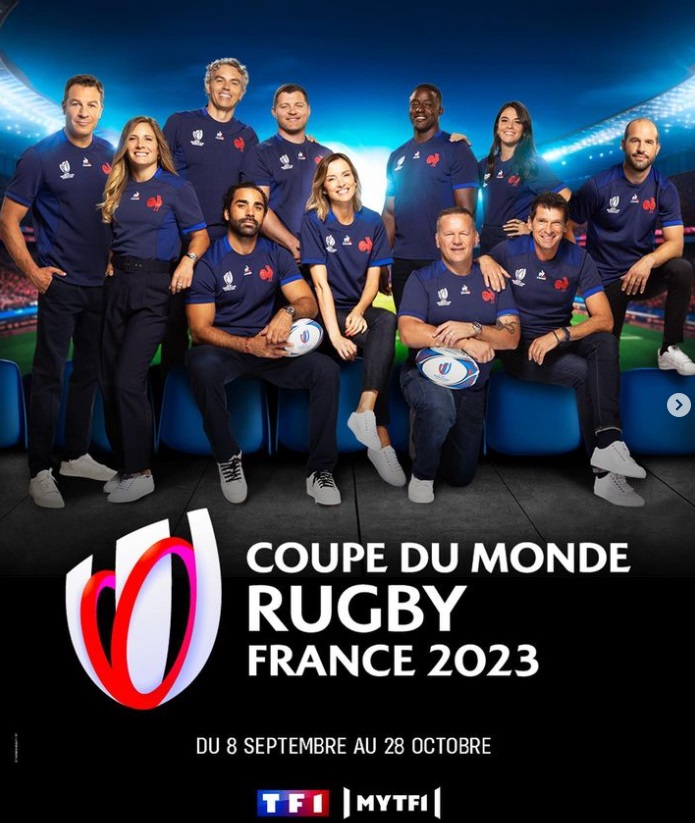 consultants et journalistes TF1 Coupe du Monde rugby 2023