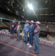 Tony Parker et Xavier Pierrot nous font visiter le chantier de la LDLC Arena « un projet à 141 millions d’euros »
