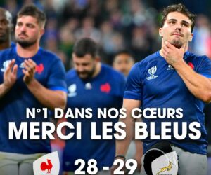 TF1 enregistre la meilleure audience TV de l’année avec le match France – Afrique du Sud (1/4 finale Coupe du Monde de Rugby 2023)
