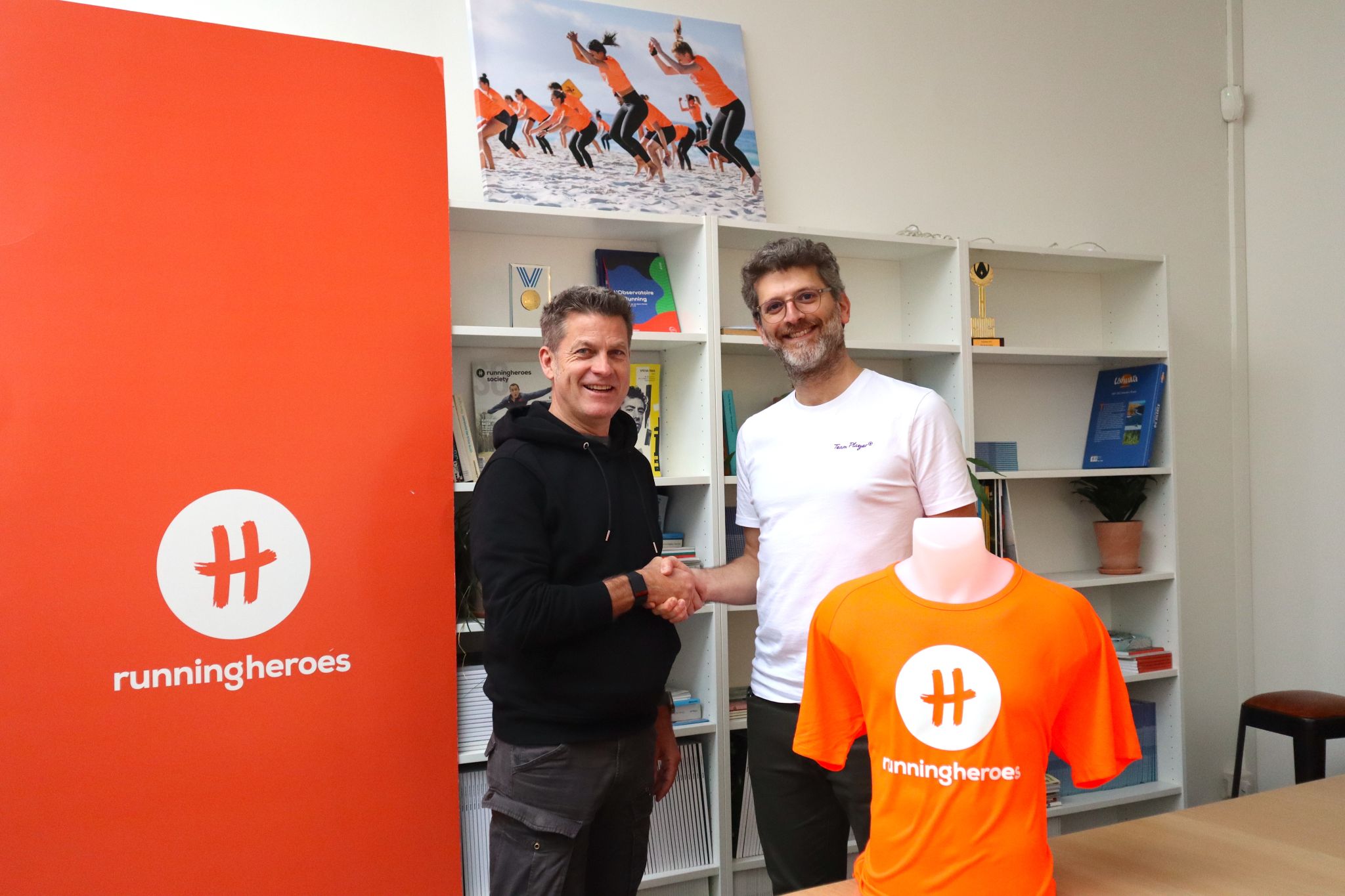 Philippe Riviere, fondateur de Sports'n Connect et Paul-Emile Saab, CEO at Sport Heroes