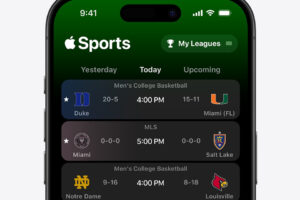 Apple lance une nouvelle application « Apple Sports » dédiée aux scores et statistiques des plus grandes compétitions