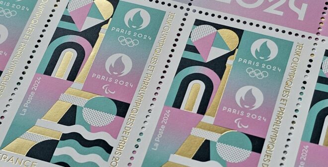 La Poste dévoile le timbre officiel Paris 2024 vendu 1,96€