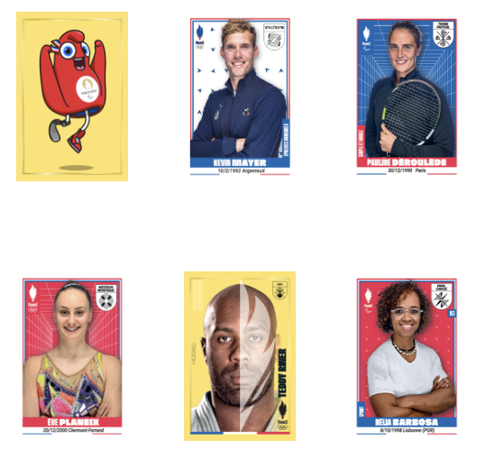 Boîte Panini Équipe De France Olympique & Paralympique - 50 Pochettes (300 Stickers) - Collection Officielle