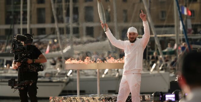 Paris 2024 – Les sponsors de l’OM à la fête pour l’arrivée de la Flamme Olympique à Marseille