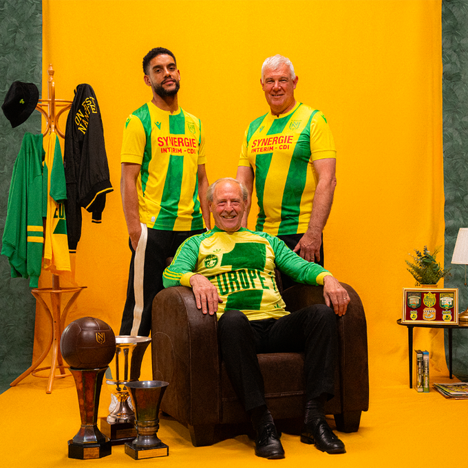 T-shirt D'échauffement FC Nantes Adulte - Légèreté Et Respirabilité Pour L'entraînement
