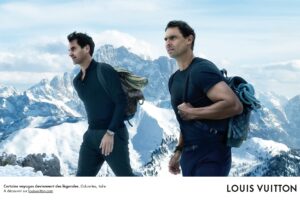 Louis Vuitton réunit Roger Federer et Rafael Nadal dans la publicité « Certains voyages se transforment en légendes »