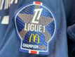 Le nouveau logo de la « Ligue 1 McDonald’s » sur le patch maillot dévoilé lors des célébrations du titre de champion du PSG