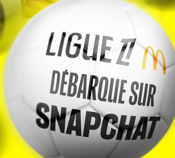 Ligue 1 McDonald's : Snapchat entre dans la danse