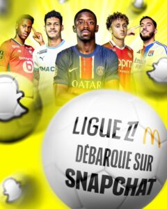 Ligue 1 McDonald's : Snapchat entre dans la danse 