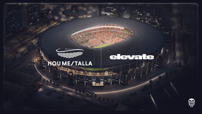 Valence CF confie la vente des droits de naming du Nou Mestalla à Elevate
