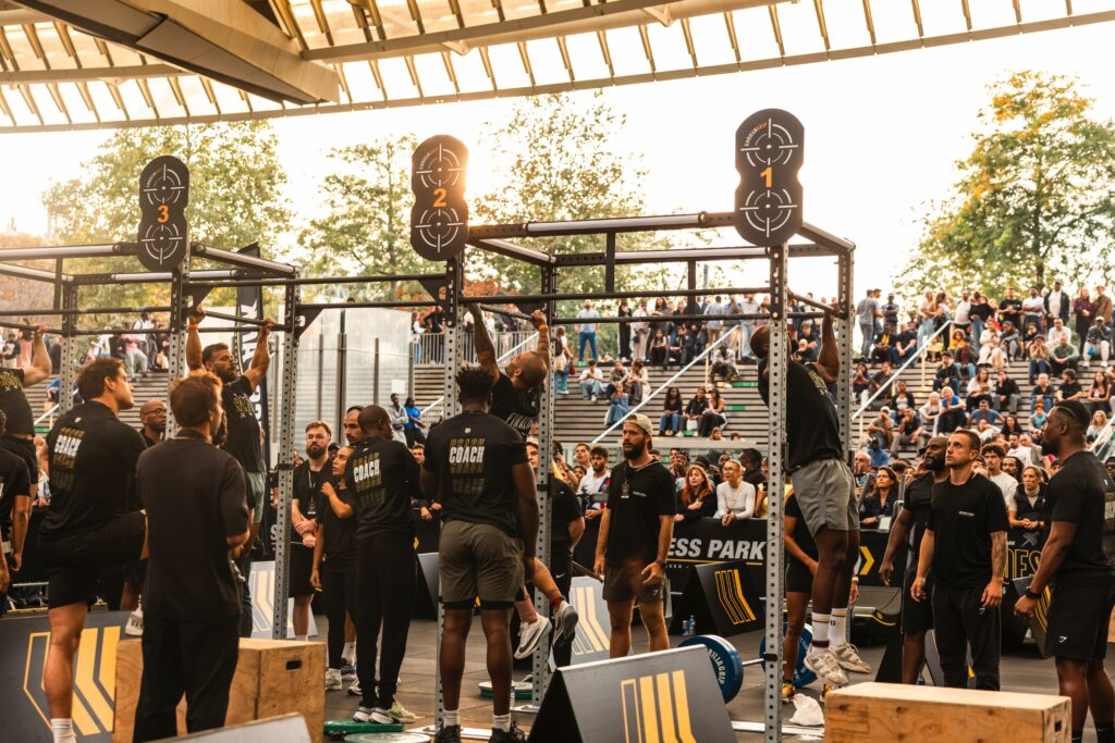 Plusieurs exercices étaient proposés aux athlètes des Fitness Park Heroes 2025.