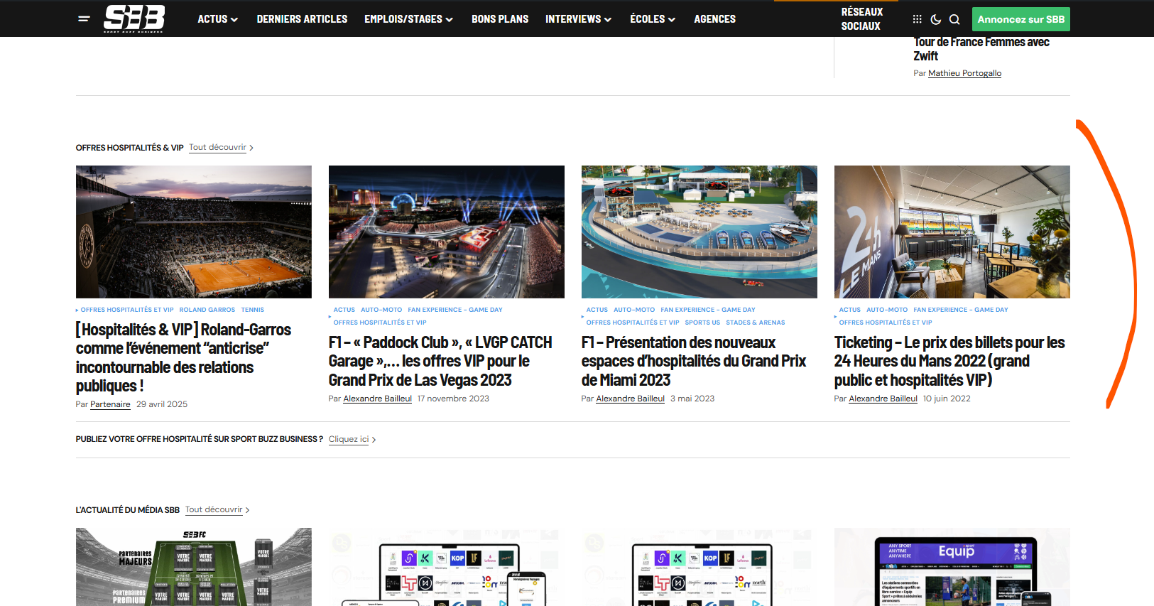 "Offres Hospitalités"