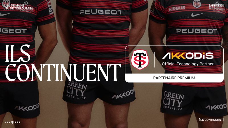 Akkodis renouvelle son engagement aux côtés du Stade Toulousain jusqu’en 2029