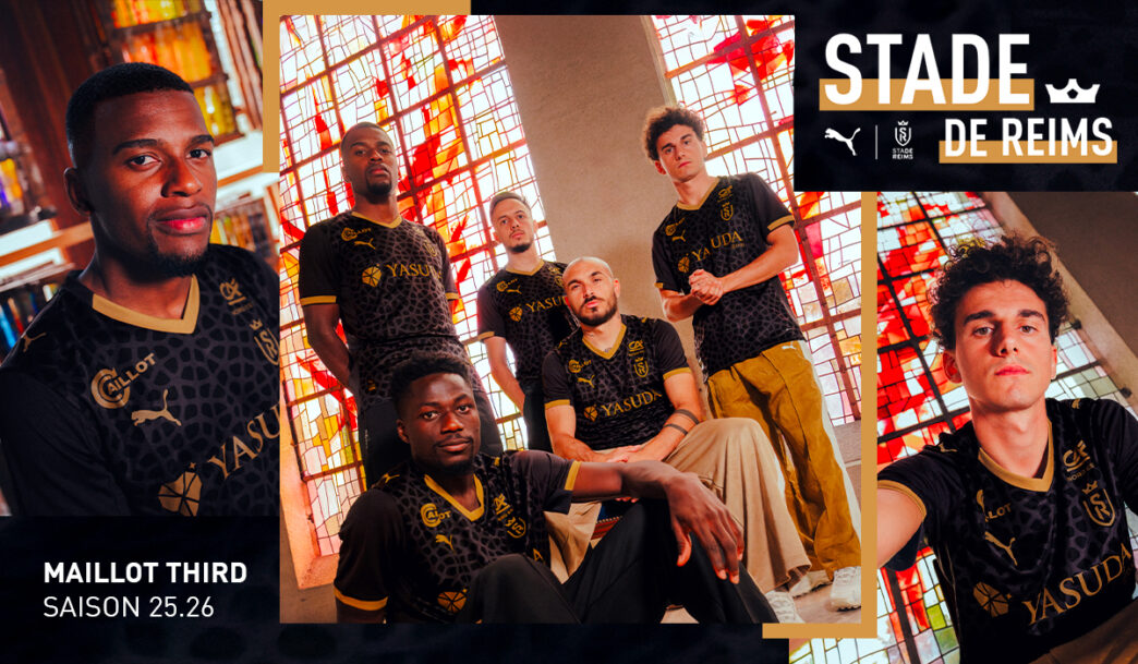 Puma et le Stade de Reims dévoilent le nouveau maillot third 2025/2026